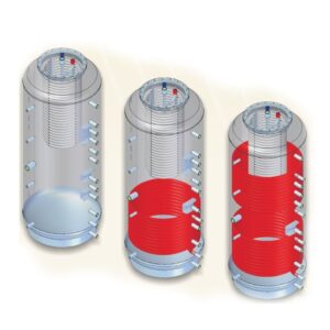Rezervoare cu serpentină ACM inox